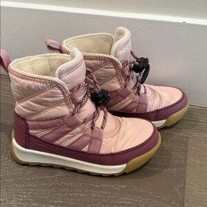 Sorel Kids Explorer snow boots size 10 worn on one or two trips